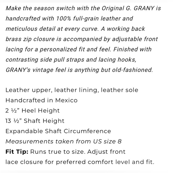 Freebird Stores “Grany” Lace-Up boots in “Ice” Size 8 - Picture 9 of 9